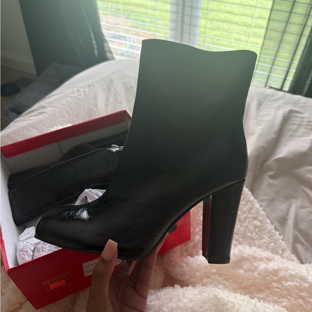 Tabi Black Ankle Boots